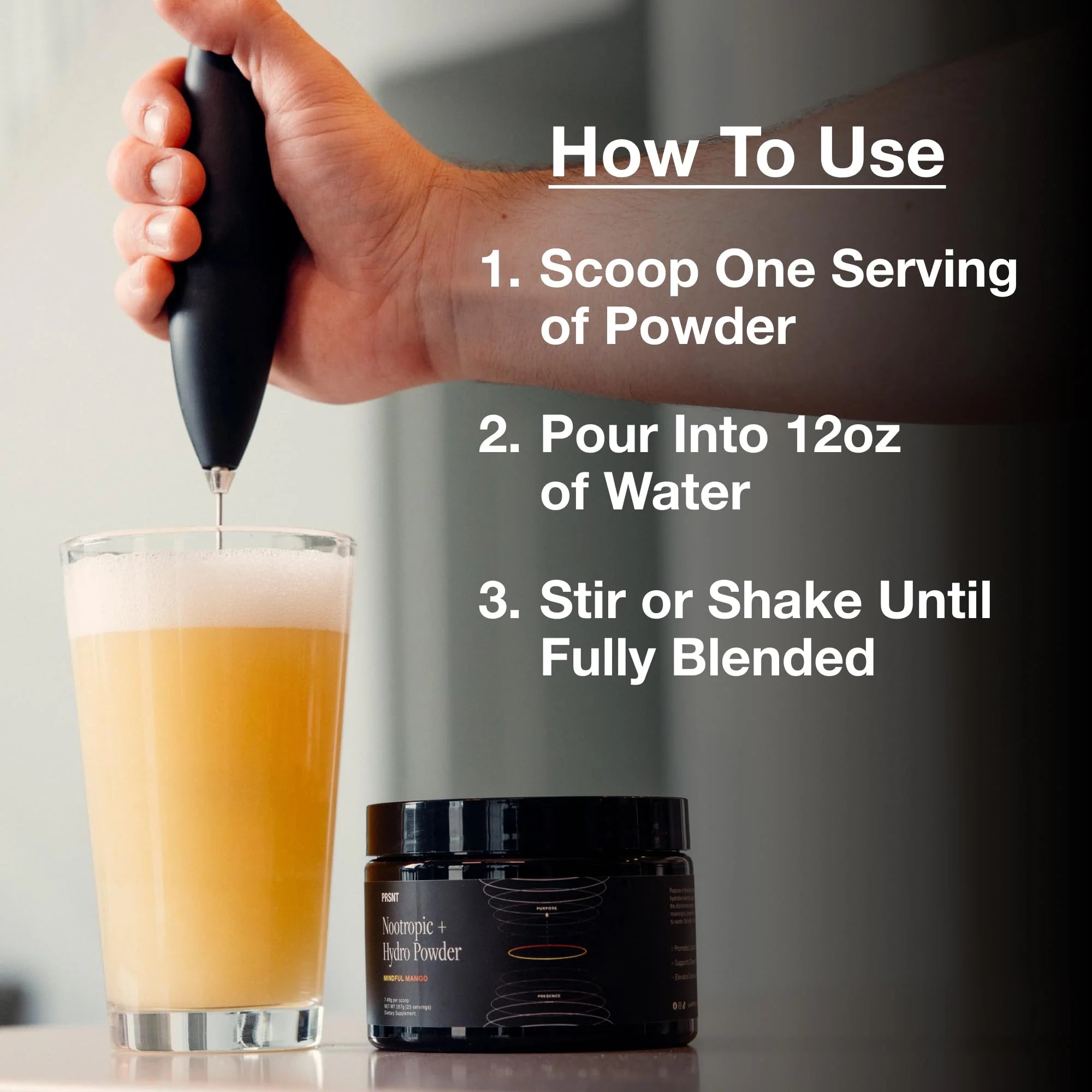 Nootropic Focus Powder | Mango 25 Servings